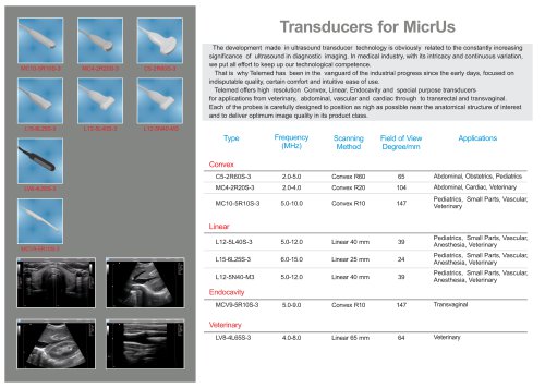 Transducers for MicrUs