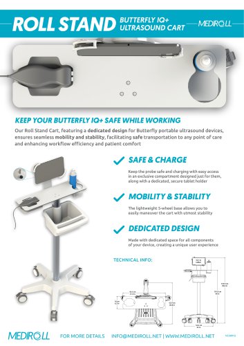 Mediroll Butterfly Ultrasound Roll Stand