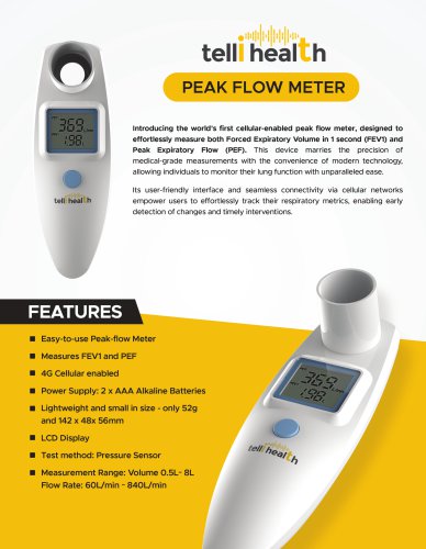 PEAK FLOW METER