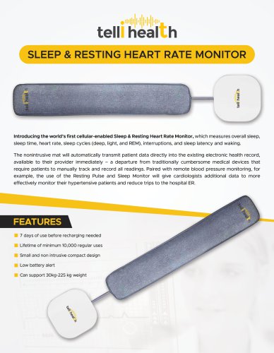 SLEEP & RESTING HEART RATE MONITOR