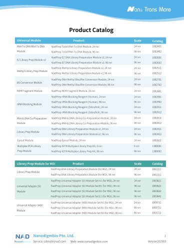 Product Catalog