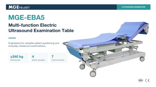 MGE-EBA5 Multi-function Electric Ultrasound Examination Table
