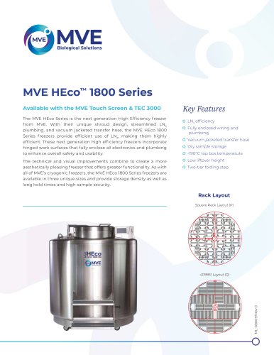 MVE HEco 1800 Series Spec Sheet