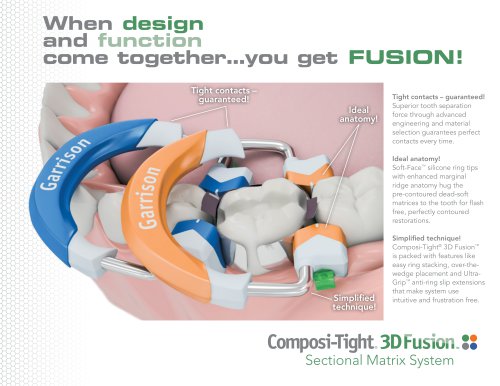 Composi-Tight® 3D Fusion™ forceps for precise control