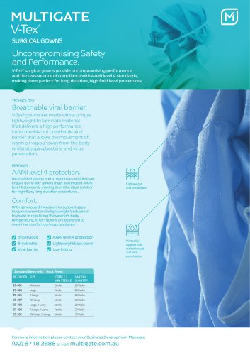 V-Tex® Surgical Gown