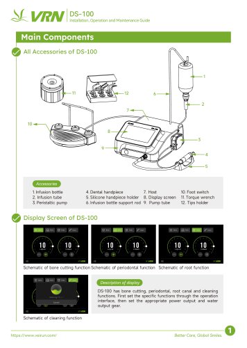 VRN  DENTAL SURGERY MICROMOTOR CONTROL UNIT DS-100