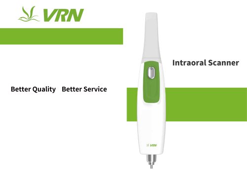 VRN DK-100 Intraoral Scanner Brochure