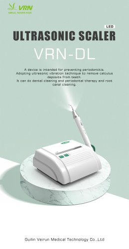 VRN-DL Ultrasonic Scaler Brochure