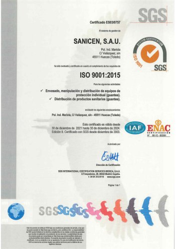Certificado ISO 9001