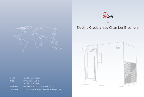 Electric Cryotherapy Chamber Brochure