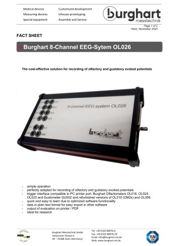Burghart EEG OL026