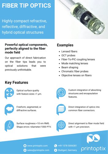 FIBER TIP OPTICS