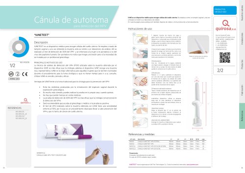Cánula de autotoma