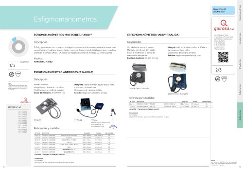 ESFIGMOMANOMETROS Y RECAMBIOS