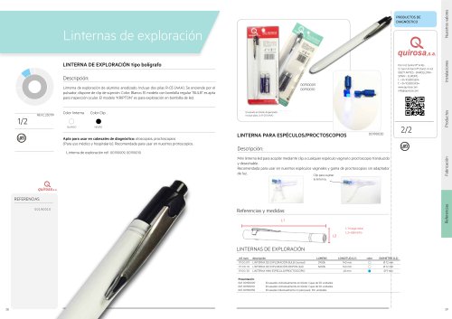 Linternas de exploración