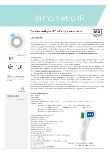 Termómetro IR