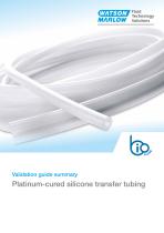 Platinum-cured silicone transfer tubing