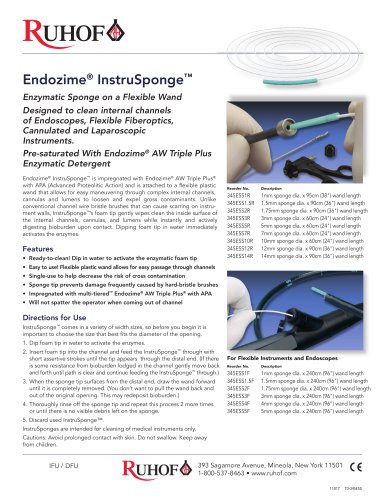 Endozime® InstruSponge™