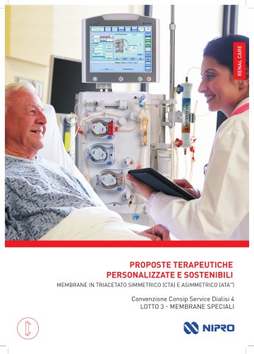 Convenzione Consip Service Dialisi 4 LOTTO 3 - MEMBRANE SPECIALI