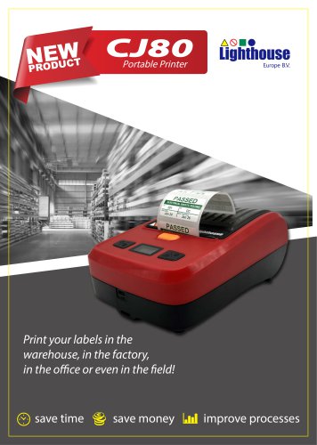 CJ80 - Brochure and Consumables Pricelist