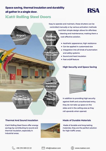 iCat&reg; Rolling Steel Doors