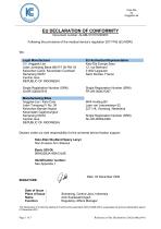 Déclaration de conformité UE pour Dia-Band Lace