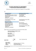 Déclaration de conformité UE pour Dia-Style Freestyle Libre 2