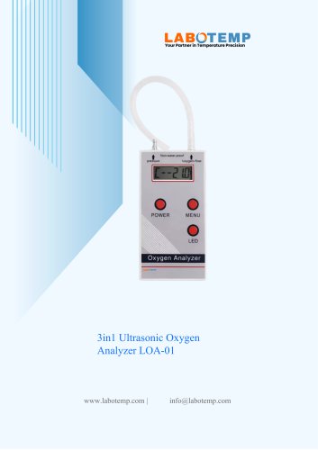 3in1 Ultrasonic Oxygen Analyzer LOA-01