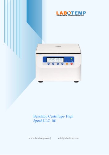 Benchtop Centrifuge- High Speed LLC-101