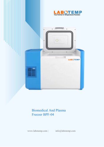 Biomedical And Plasma Freezer BPF-04