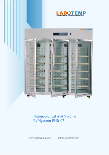 Pharmaceutical And Vaccine Refrigerator PHR-07