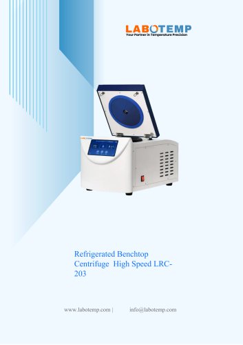 Refrigerated Benchtop Centrifuge &ndash; High Speed LRC-203