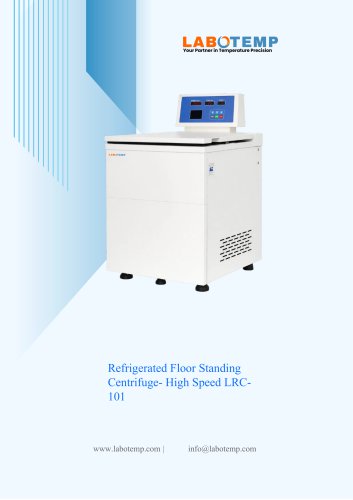 Refrigerated Floor Standing Centrifuge- High Speed LRC-101