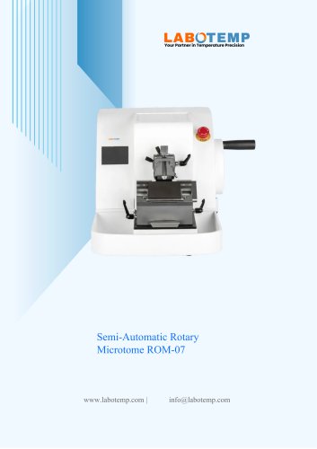 Semi-Automatic Rotary Microtome ROM-07