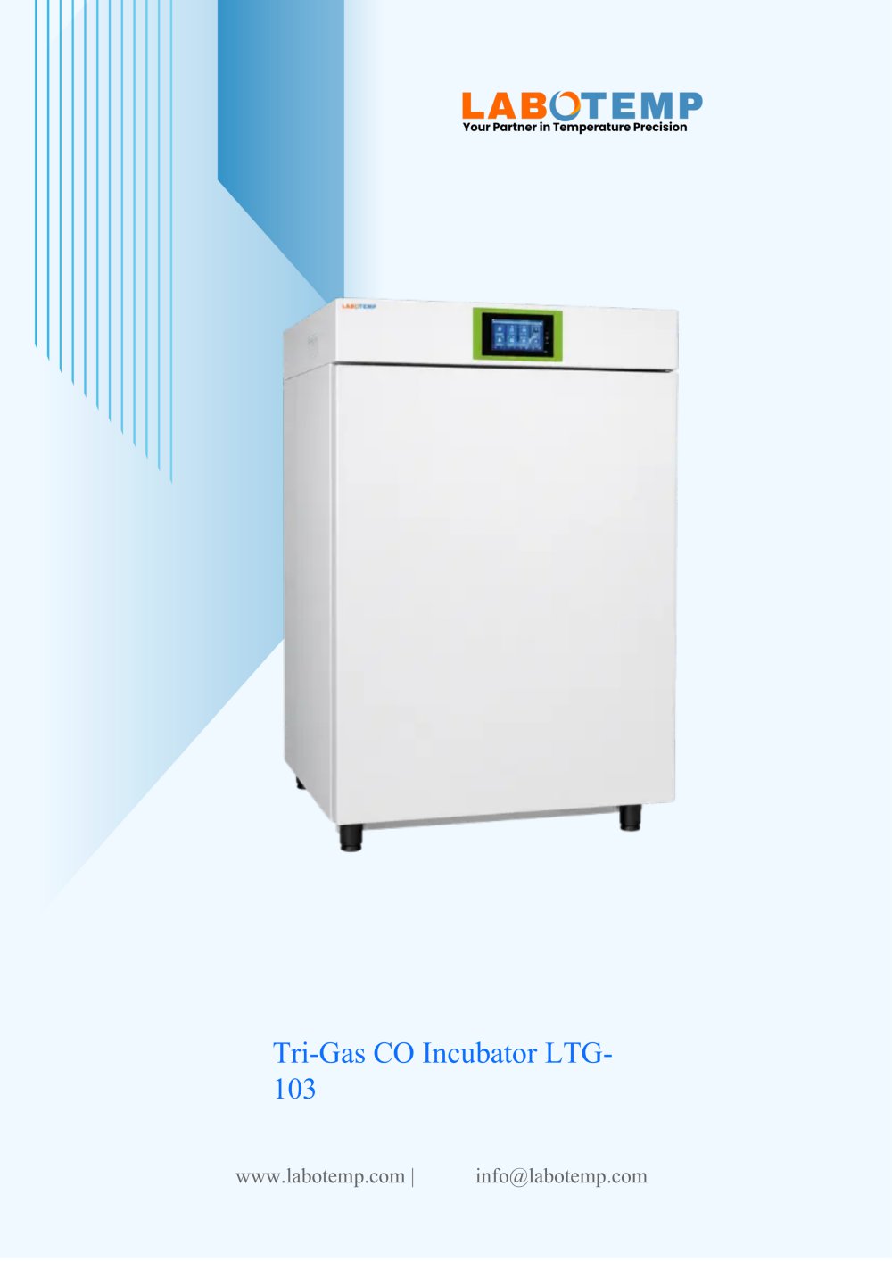 Tri-Gas CO₂ Incubator LTG-103 - Labotemp Systems