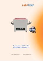 Tube Furnace 1700°C | 440 Mm Heating Zone FMT-17