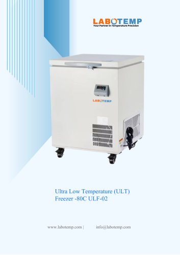 Ultra Low Temperature (ULT) Freezer -80&deg;C ULF-02
