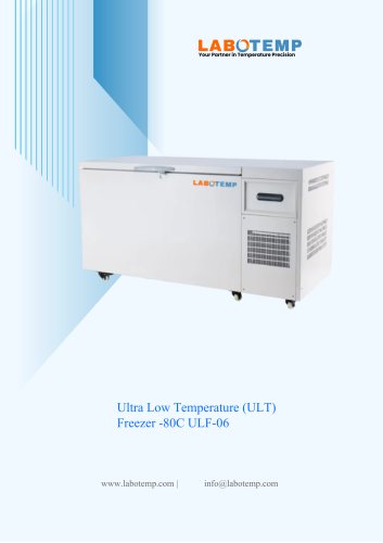 Ultra Low Temperature (ULT) Freezer -80&deg;C ULF-06