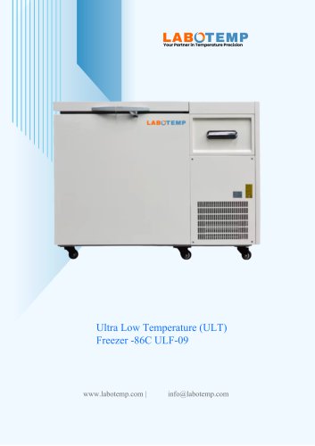 Ultra Low Temperature (ULT) Freezer -86&deg;C ULF-09