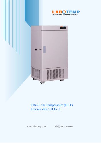 Ultra Low Temperature (ULT) Freezer -86&deg;C ULF-11