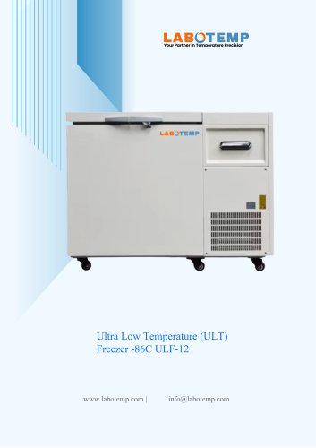 Ultra Low Temperature (ULT) Freezer -86&deg;C ULF-12