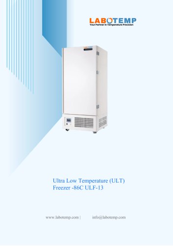 Ultra Low Temperature (ULT) Freezer -86&deg;C ULF-13
