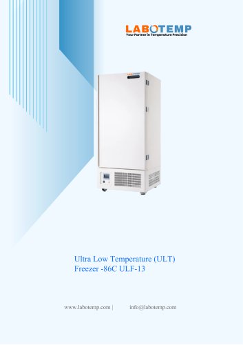 Ultra Low Temperature (ULT) Freezer -86&deg;C ULF-13