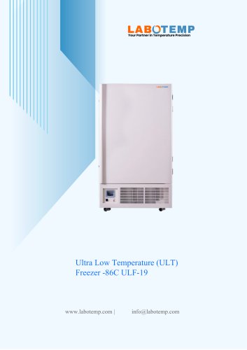 Ultra Low Temperature (ULT) Freezer -86&deg;C ULF-19