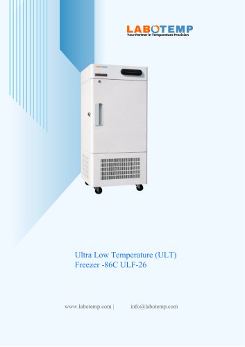 Ultra Low Temperature (ULT) Freezer -86&deg;C ULF-26