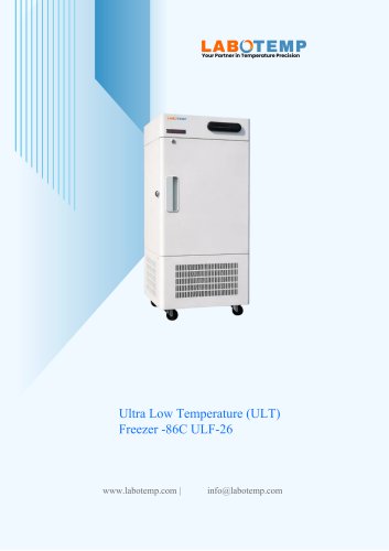 Ultra Low Temperature (ULT) Freezer -86&deg;C ULF-26
