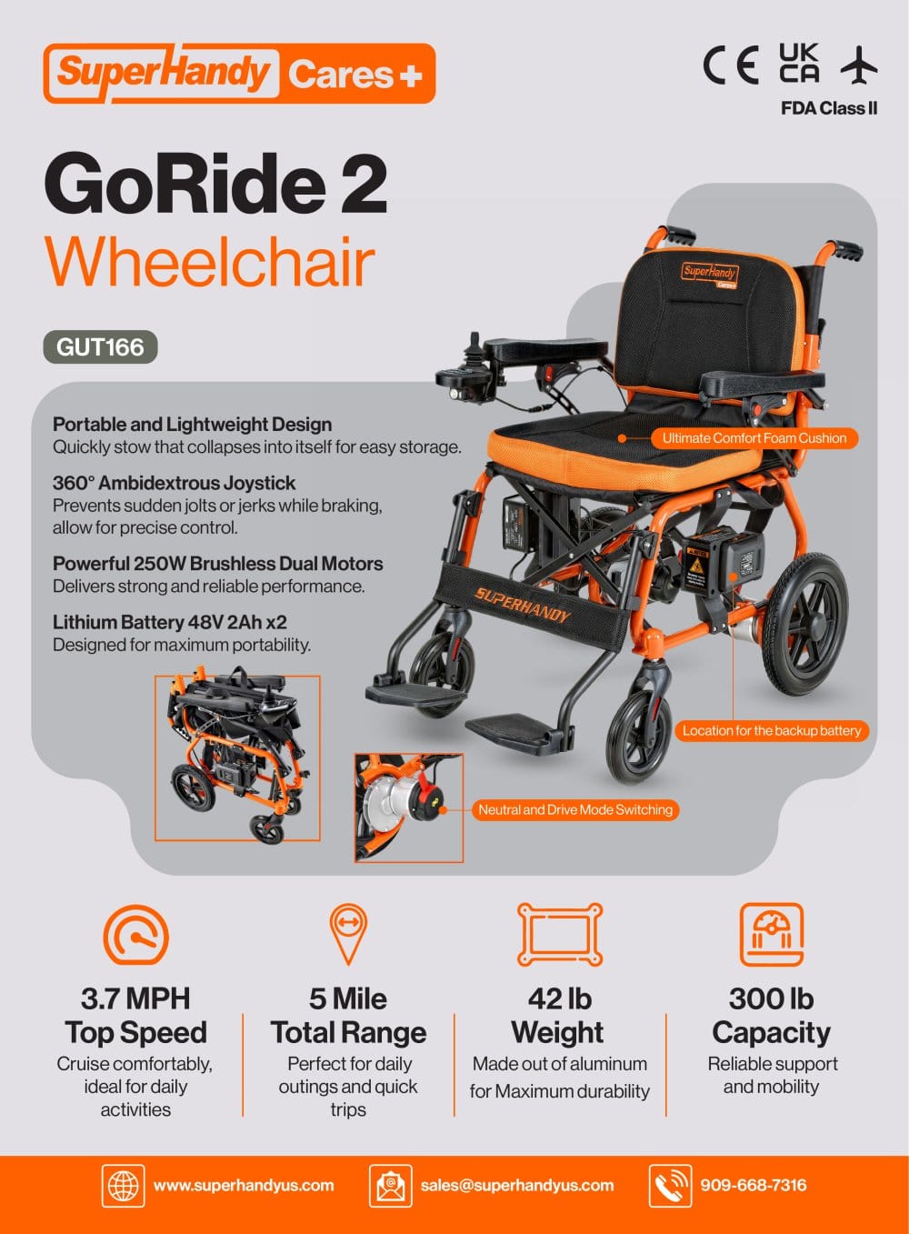 Superhandy Powered Wheelchair - SuperHandy