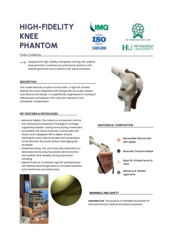 KNEE DATA-SHEET