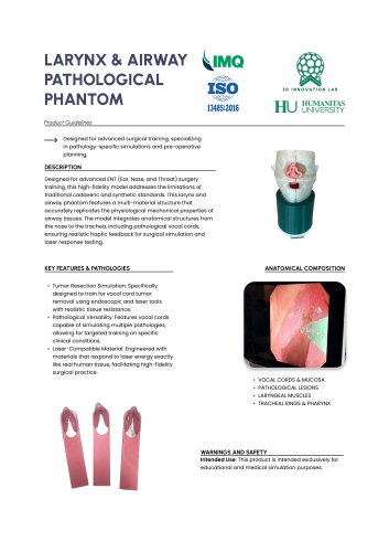 Larynx & Airway DATA-SHEET