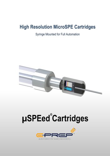 &micro;SPEed Cartridges Brochure